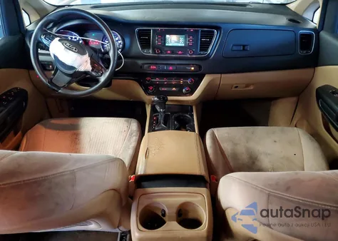 2016 Kia Sedona Lx из США, поврежденный, VIN KNDMB5C1XG6143316